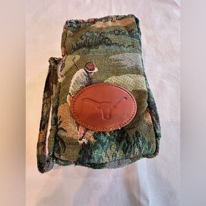 University of Texas Longhorns Green Tapestry Golf Pouch 8”x4.5”